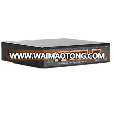 OEM 4 Port Network Ethernet PoE Switch 48V